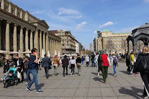 Koenigstraße Stuttgart koenigstrasse stuttgart koenigsbaus schlossplatz